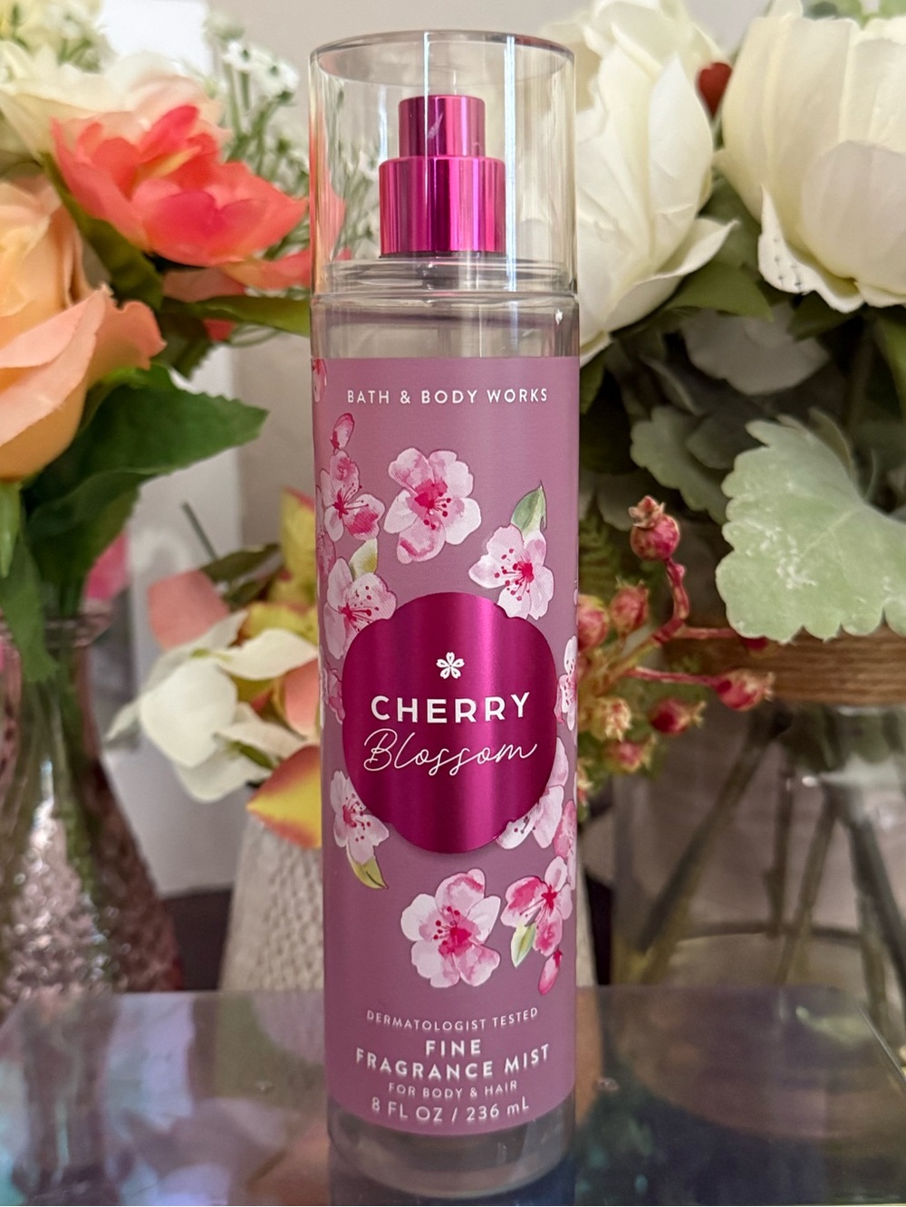 🆕🌸 BATH & BODY WORKS “CHERRY BLOSSOM” FINE FRAGRANCE MIST. BRAND NEW FULL SIZE.